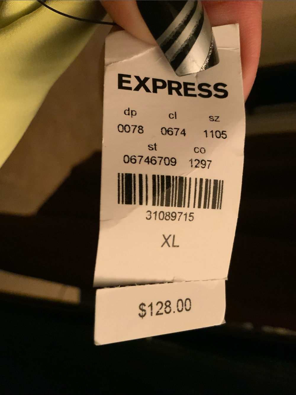 Express Women's Lemon Yellow Single-Button Blazer - Picture 5 of 5